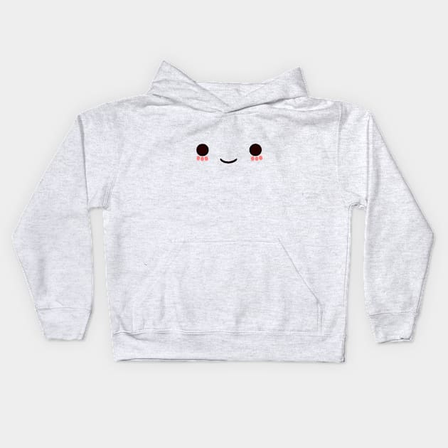 Kawaii Face Kids Hoodie by Miitee